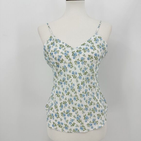 Unbranded Other - Womens Blue Rose Cami M Cottagecore Sleepwear Feminine Coquette Romantic Pajama